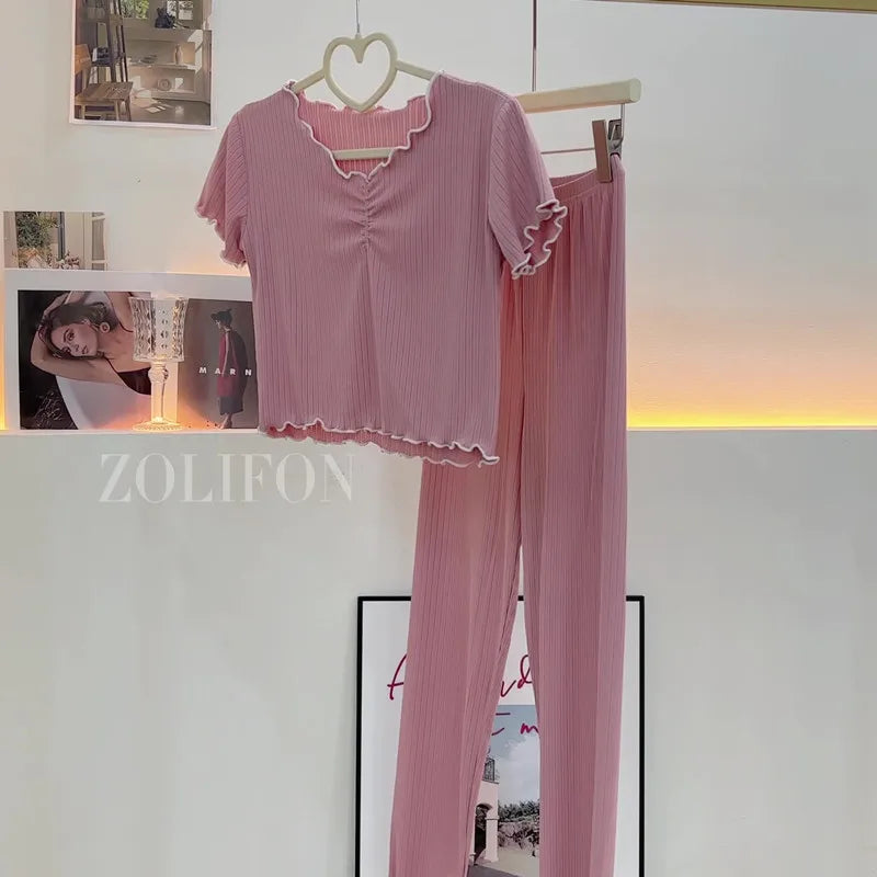 2 Piece Summer Pants