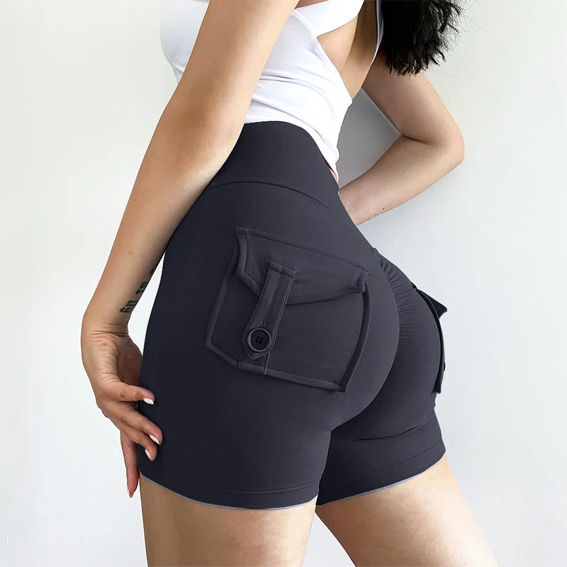 Casual Biker High Shorts