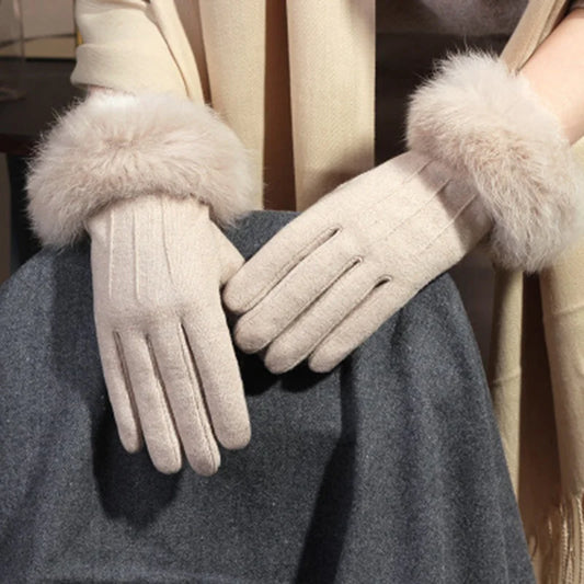 Women's Winter Velvet Gloves