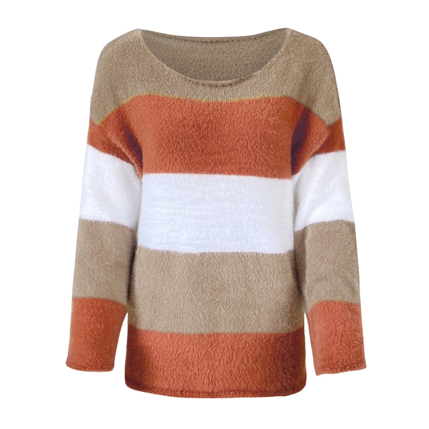 Fashion Stripes Print Sweater