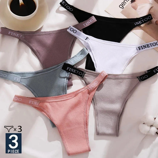 3Pcsset Cotton Panties Briefs Pants