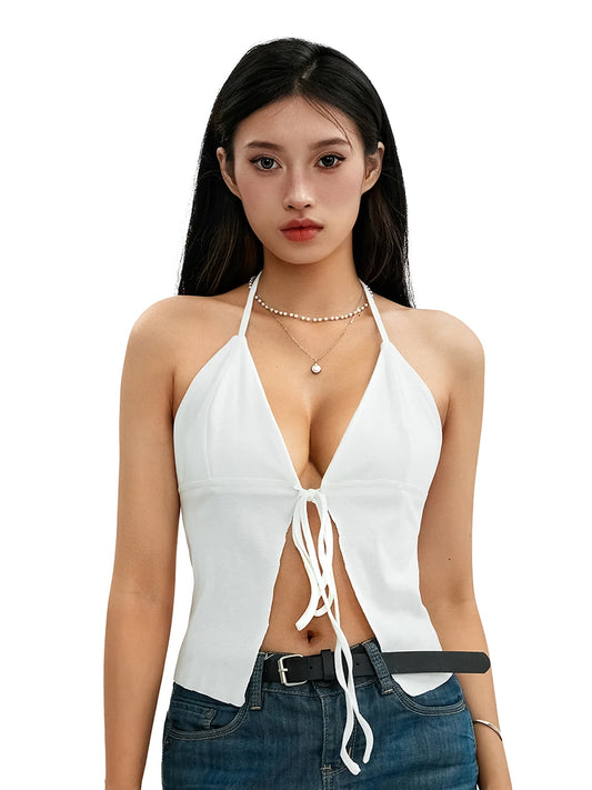 Crop Vest Tops Shirt