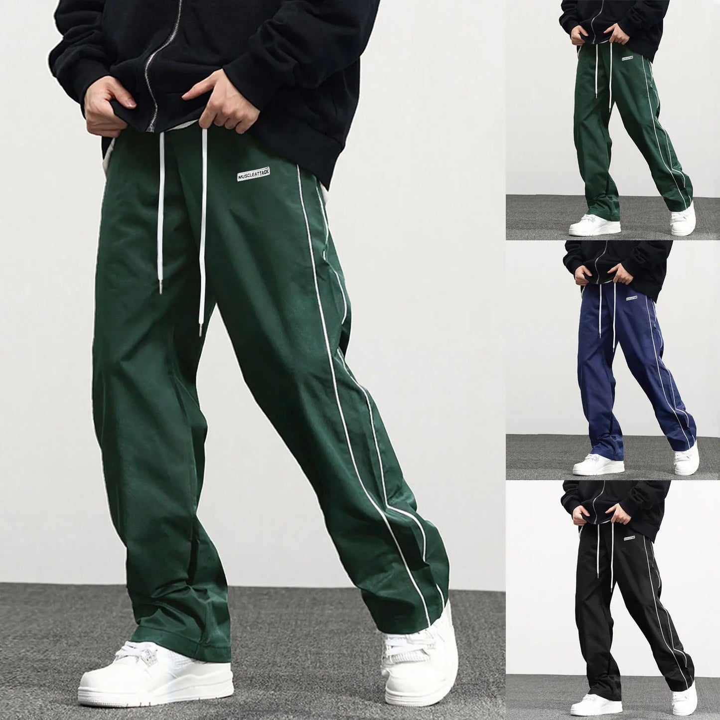 Parachute Baggy Elastic Pants