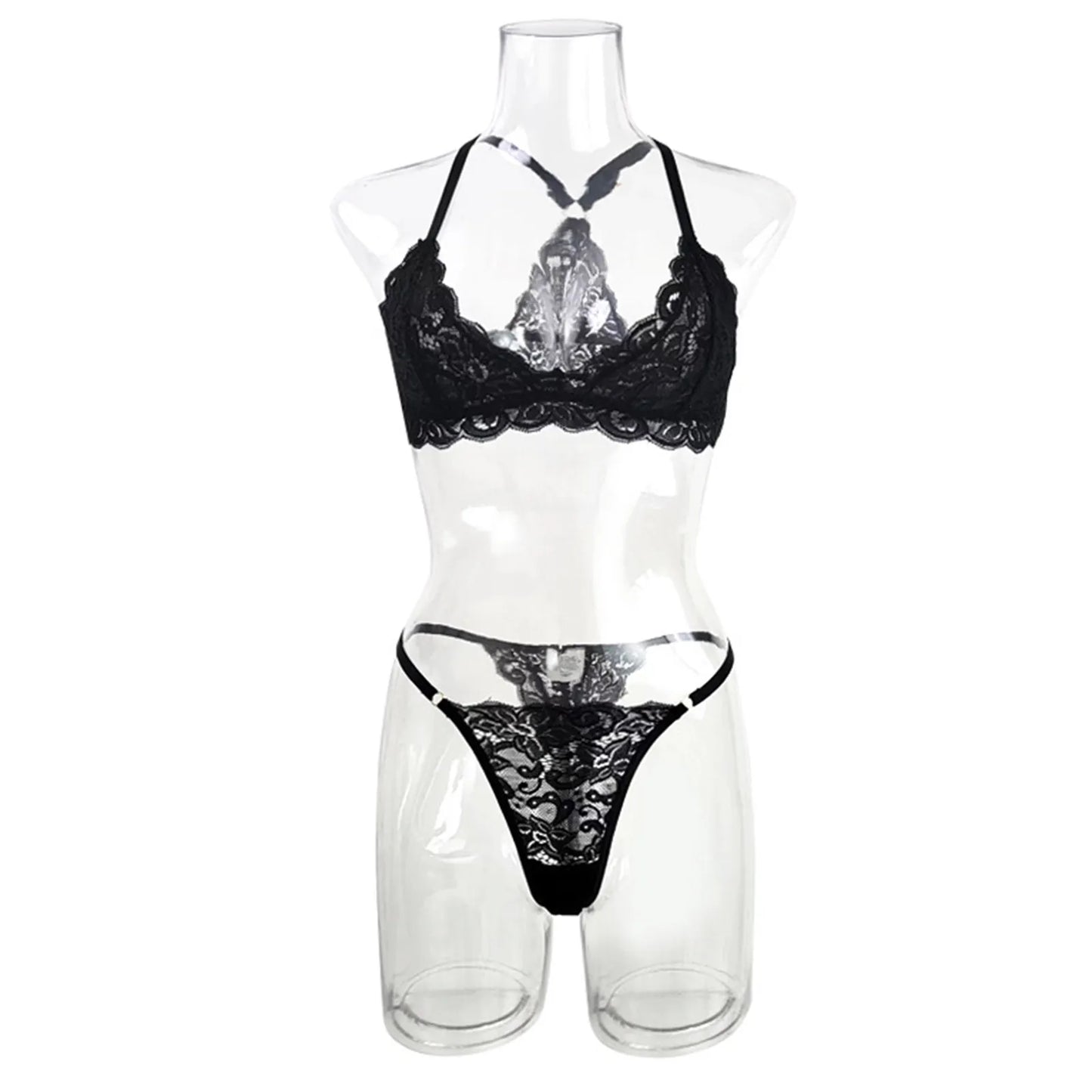Mesh Transparent Erotic Lingerie Crop Top