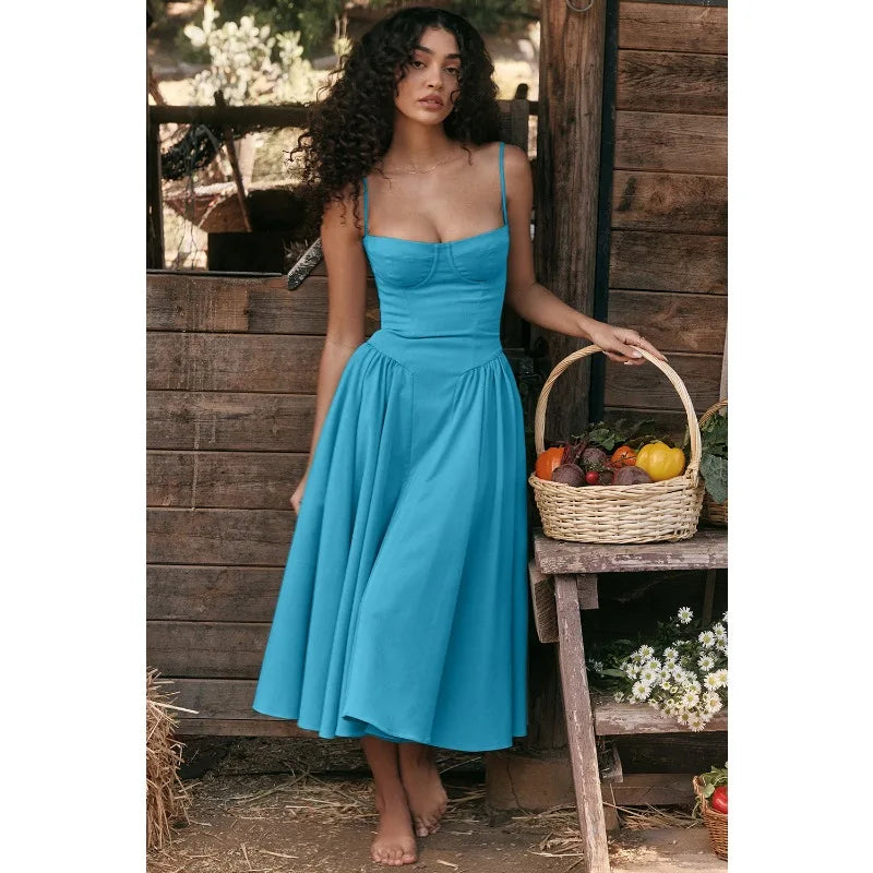 Summer French Retro Dress