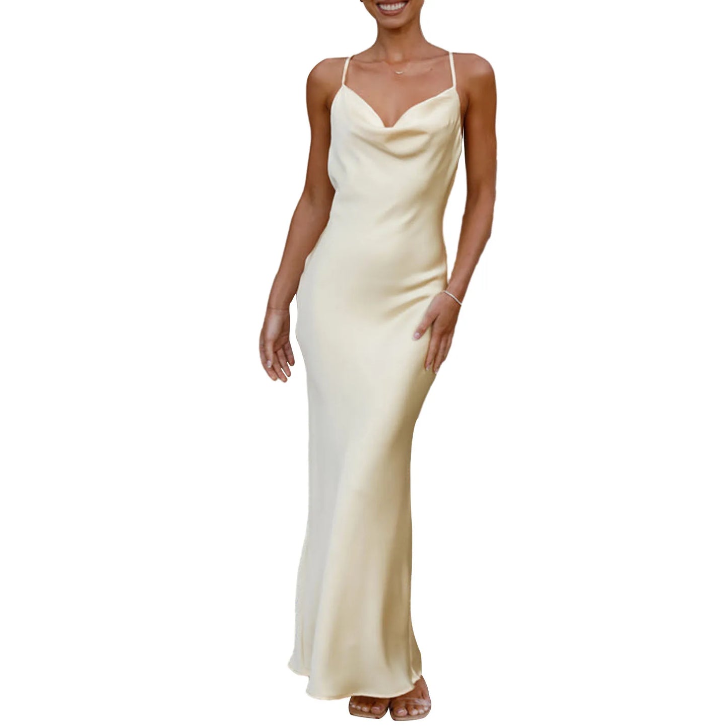 Women's Long Bodycon Cami Dress