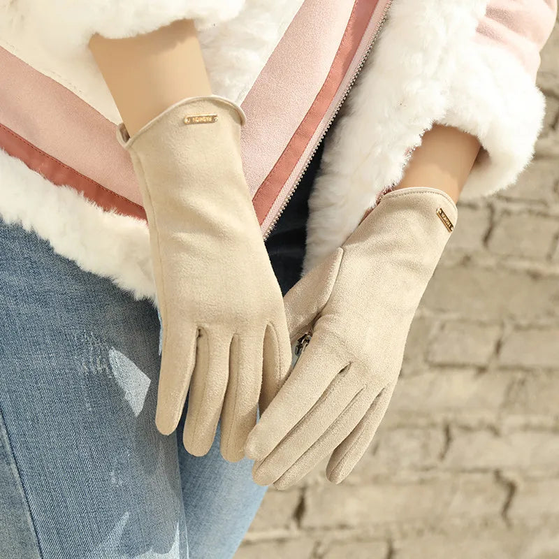 Suede Gloves for Women