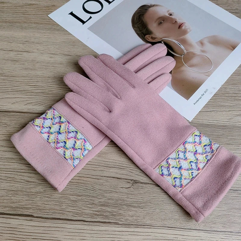 Women's Suede Leather Gloves