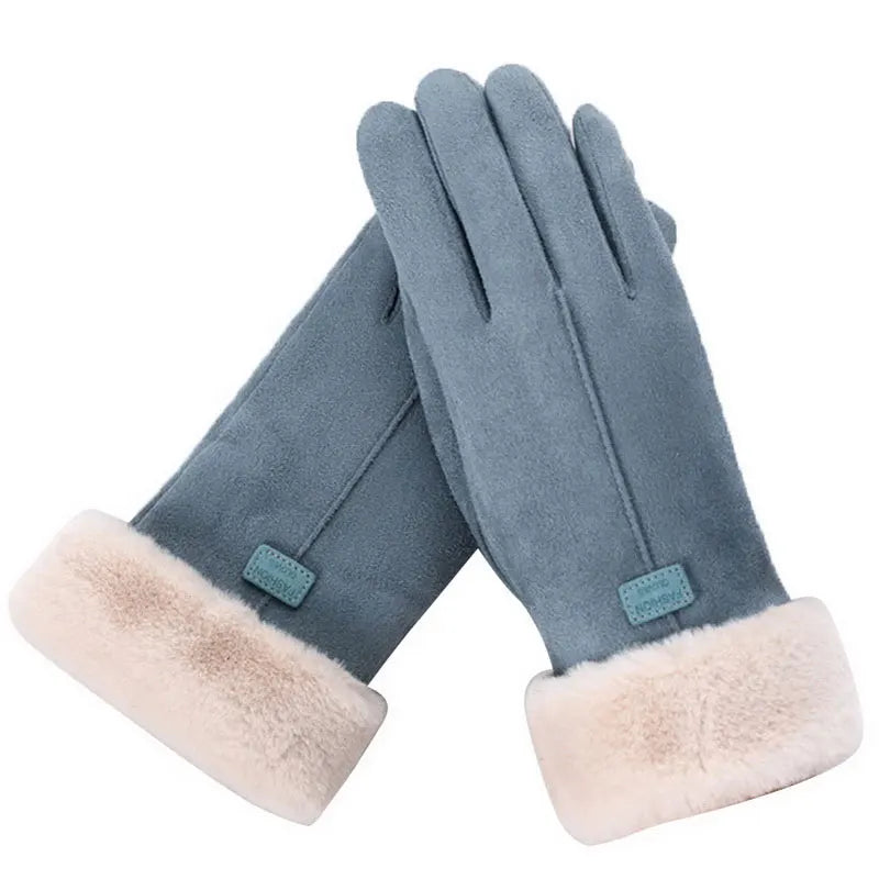 Cute Furry Gloves for Winter