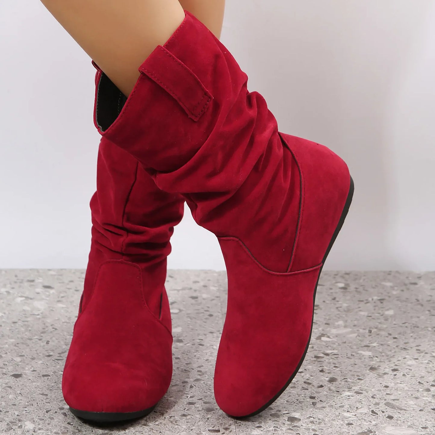 Heel Boots Mid Calf