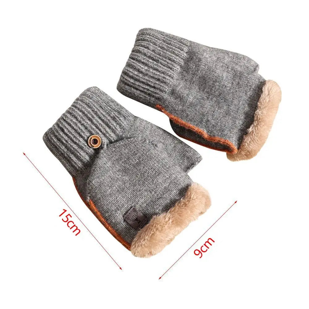 Plush Winter Gloves