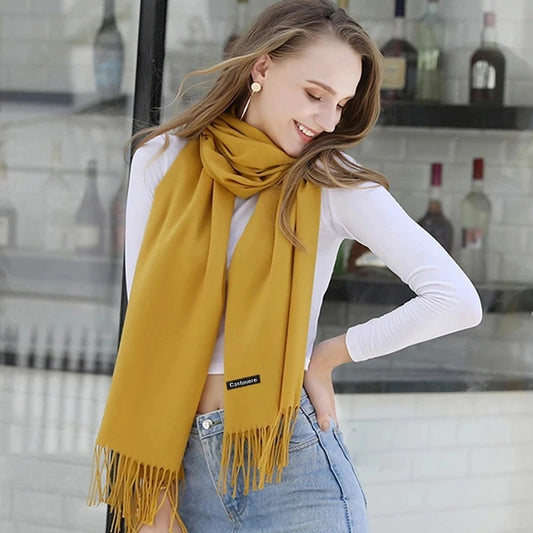 Winter Cashmere Scarf for Women