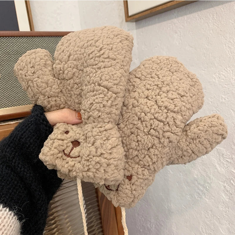 Plush Warm Gloves