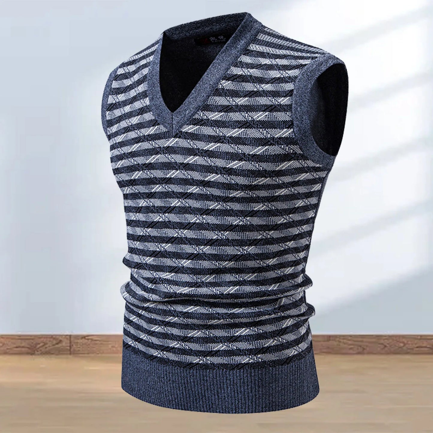 Sleeveless Knitted Vests Sweater