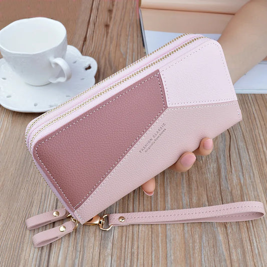 Women's Double Zipper Wallet