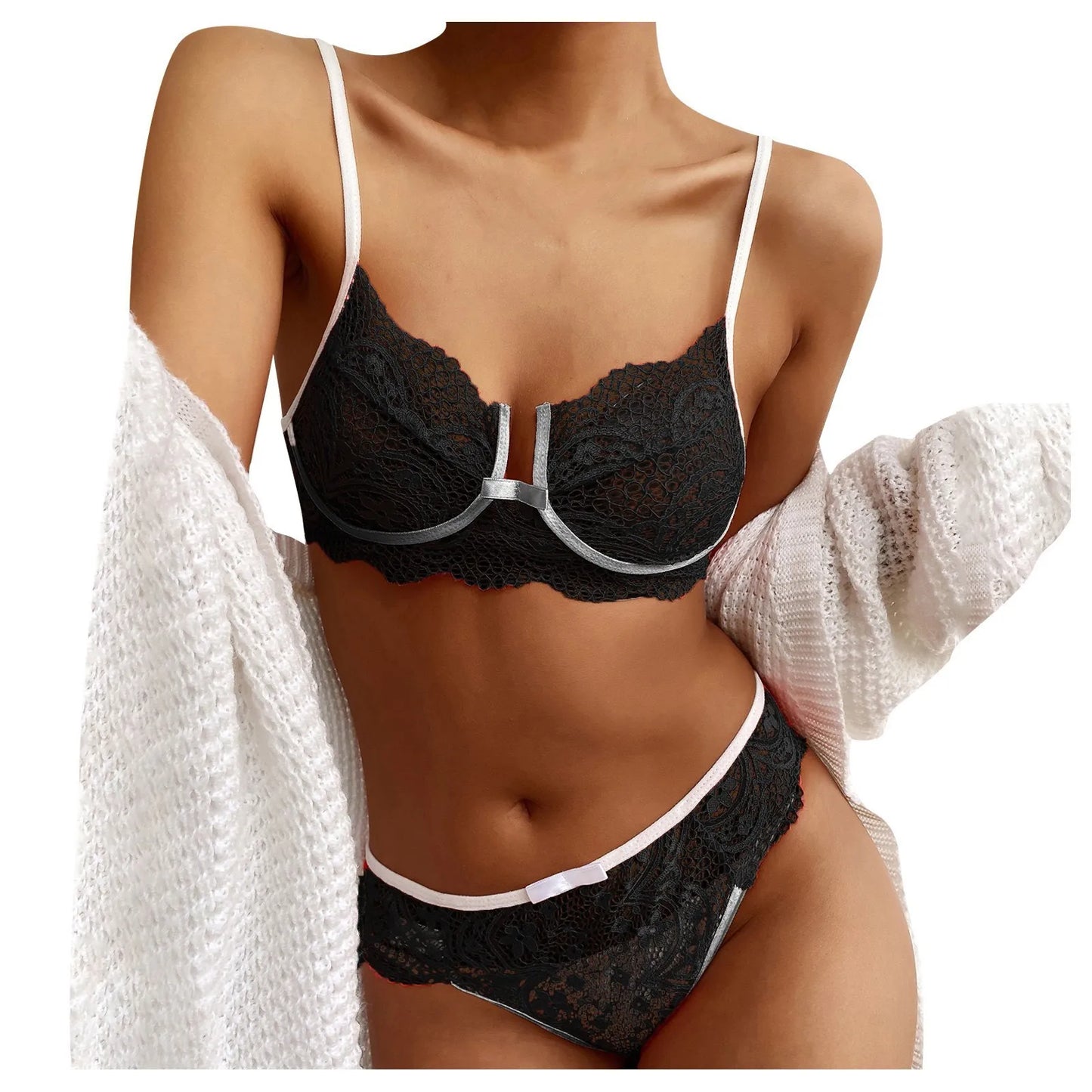 Sexy 2 Piece Lingerie Set Women