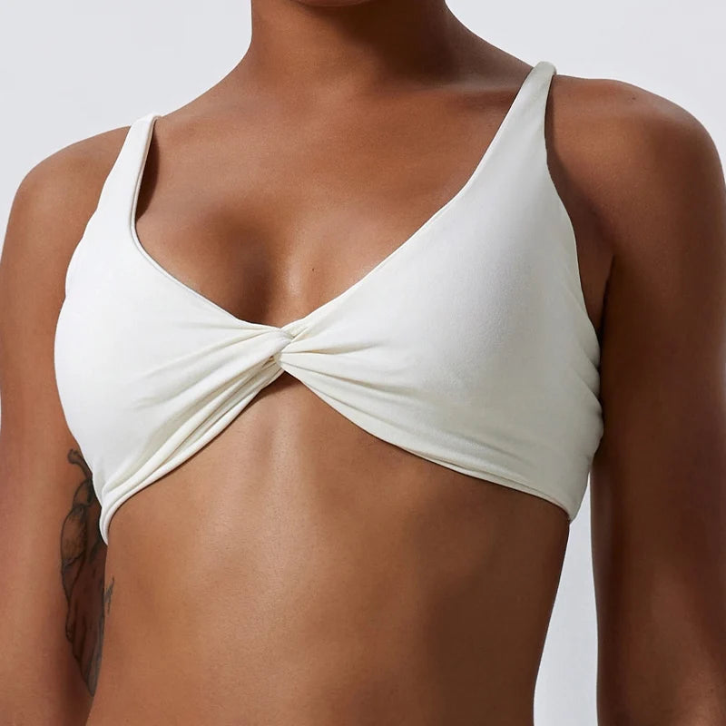 Sports Bra Push Up Crop Top