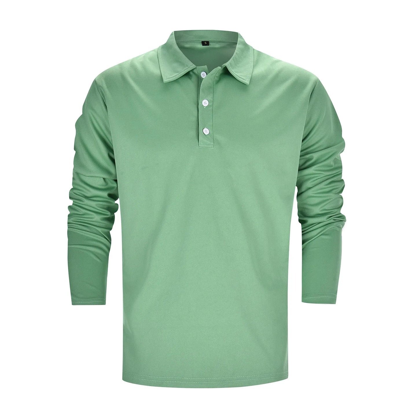 Long Sleeve Polo Blouse