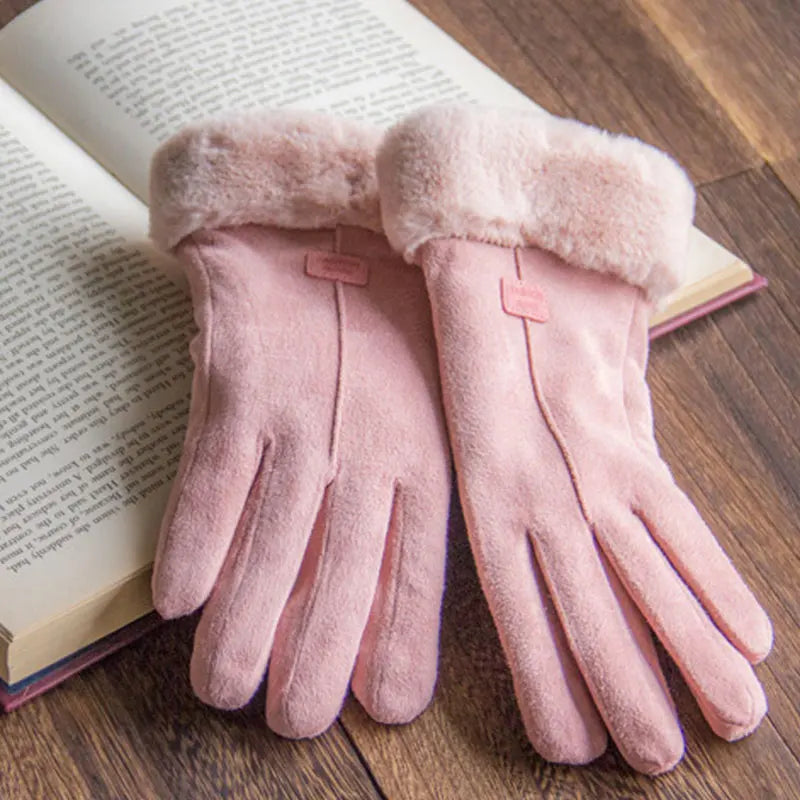 Cute Furry Gloves for Winter