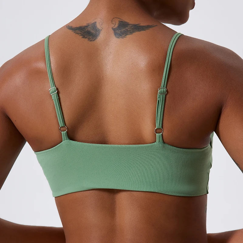 Sports Bra Push Up Crop Top