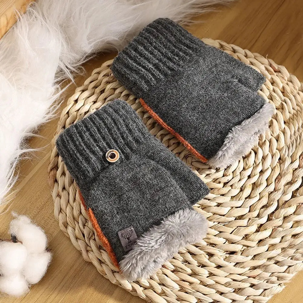 Plush Winter Gloves