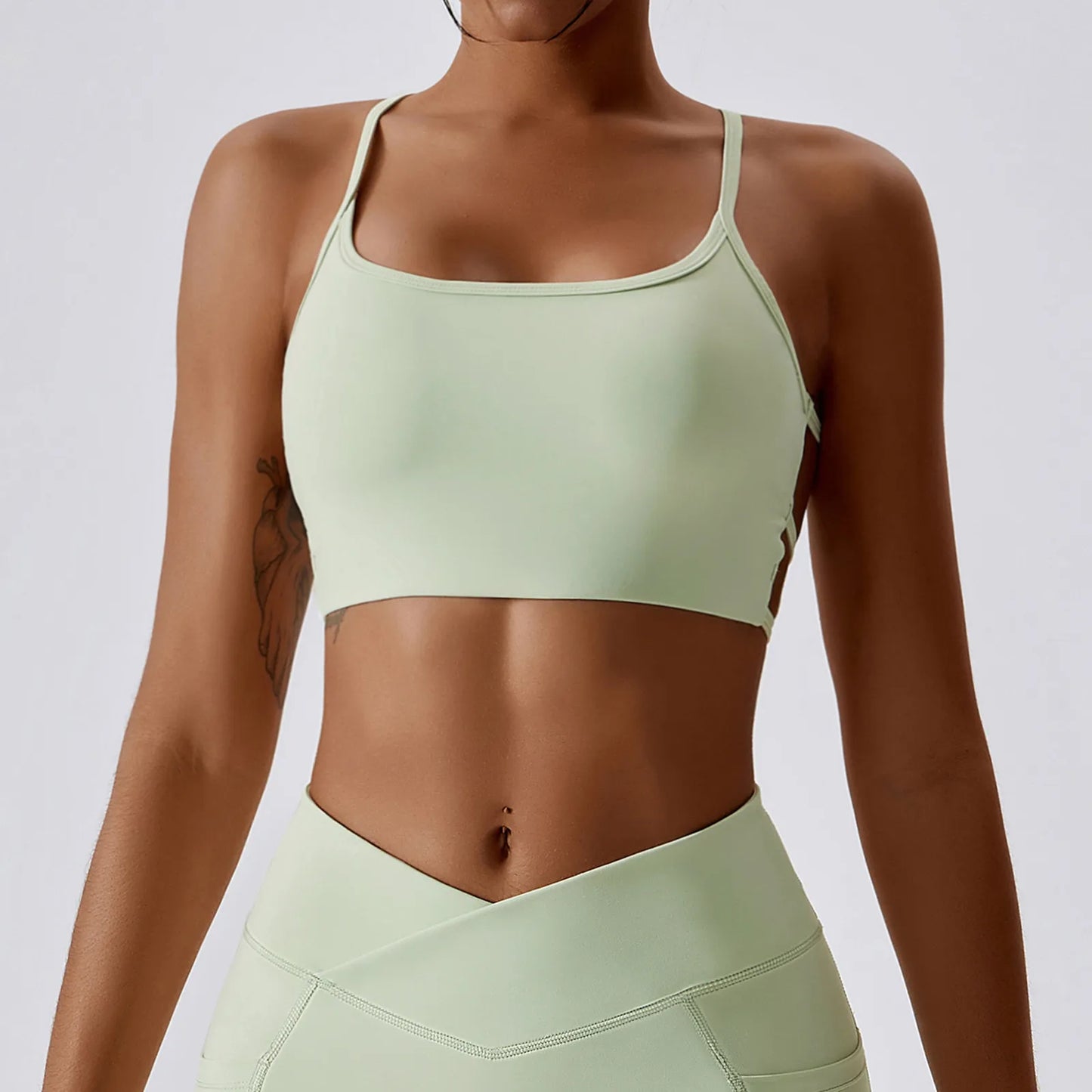 Sports Bra Padded Crossed