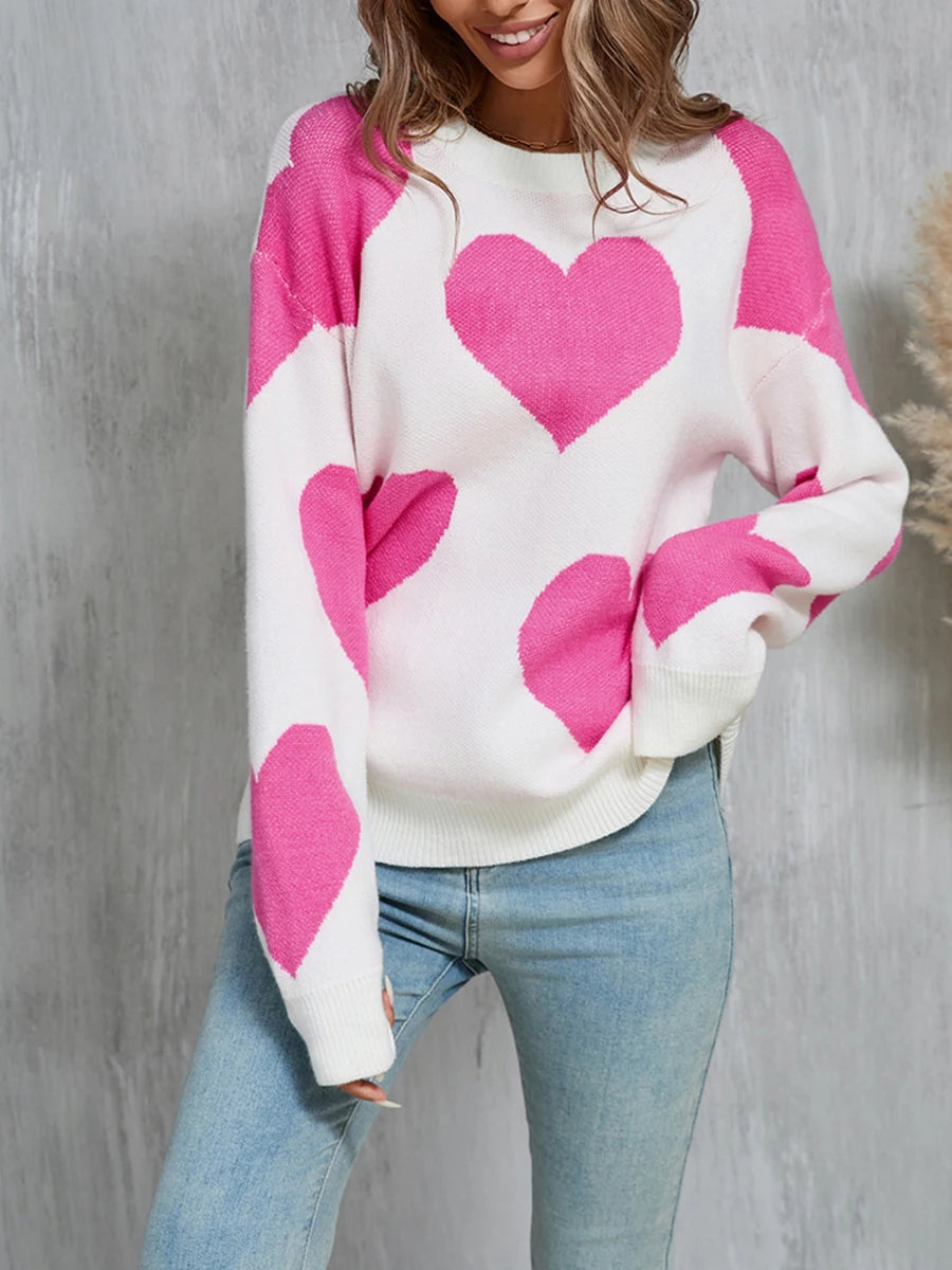 Cute Heart Sweater