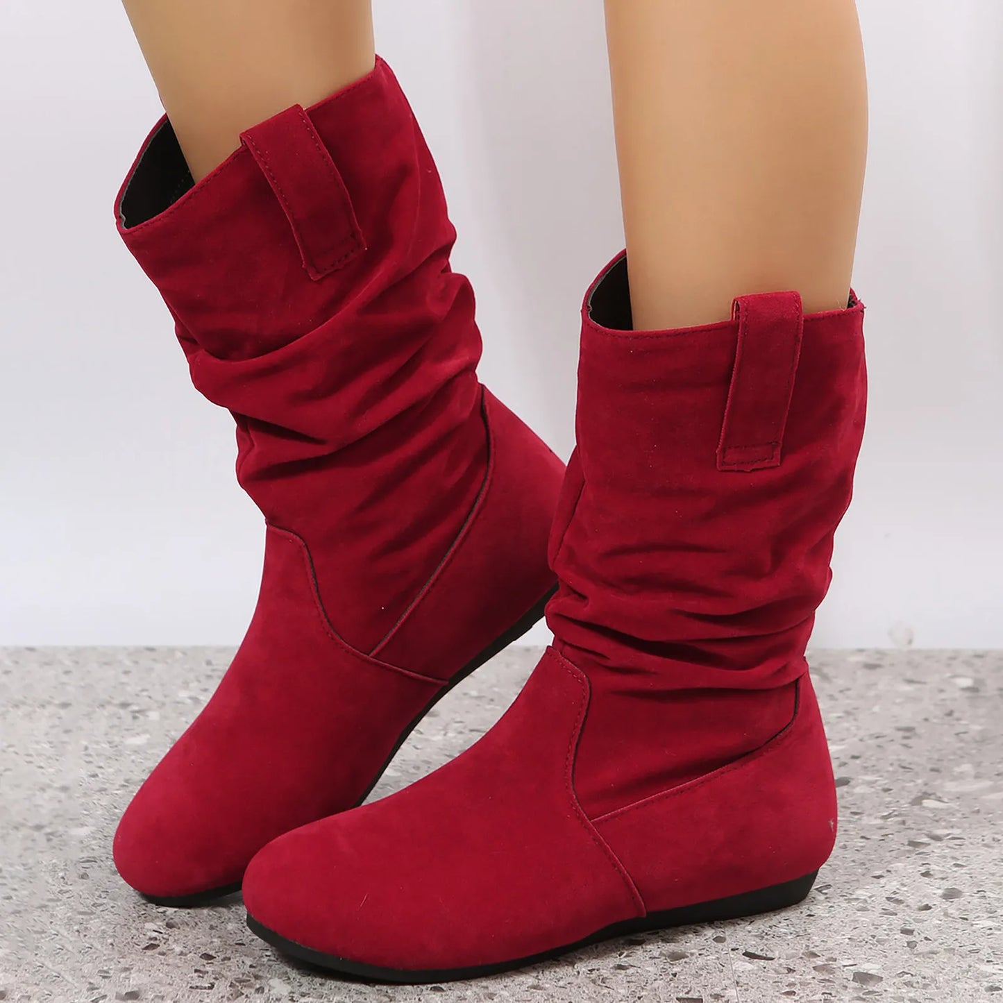 Heel Boots Mid Calf