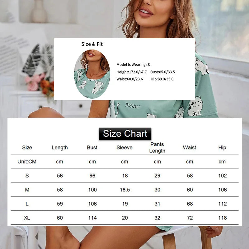 Pajamas Sets Short Pants