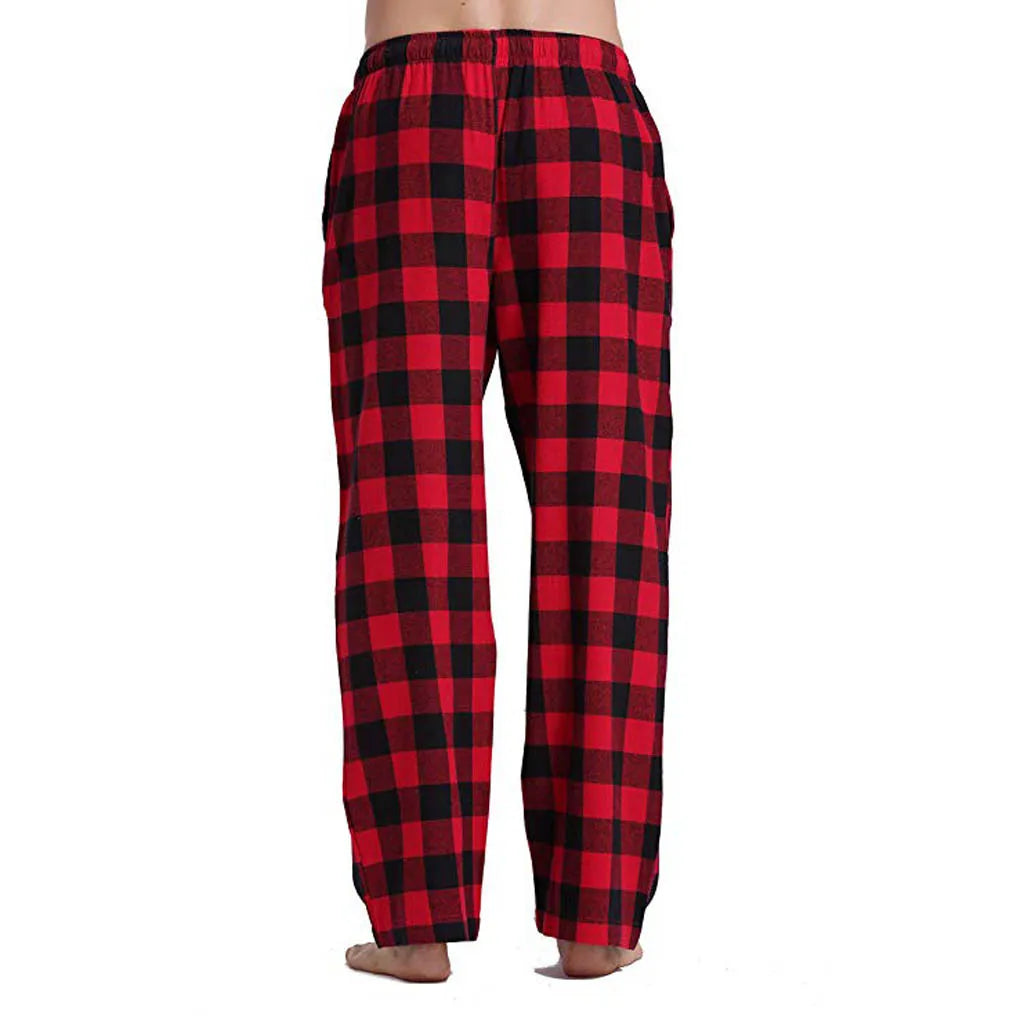 Fashion Casual Plaid Trousers