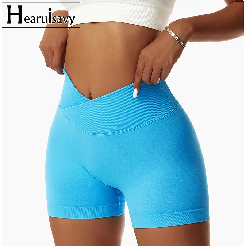 Summer Seamless High Waist Shorts