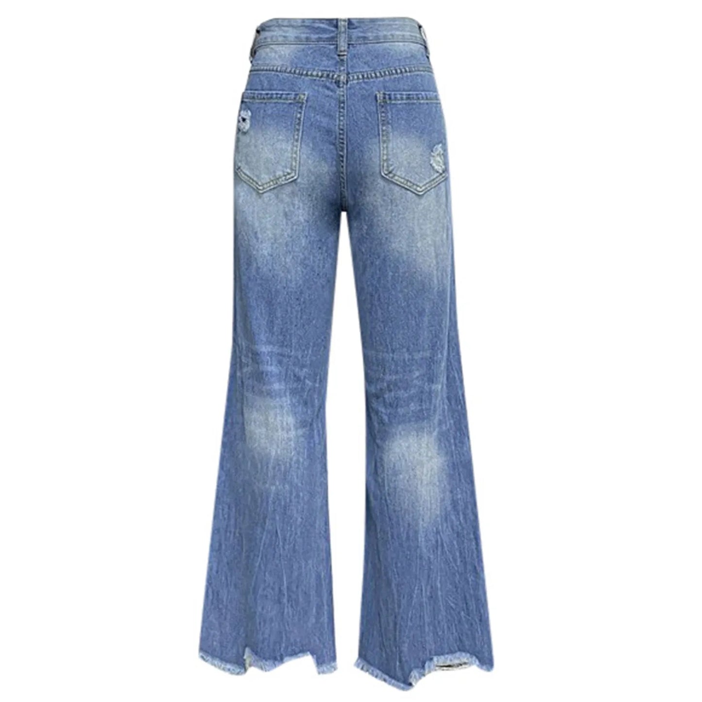 Hole Blue Jeans For Trousers