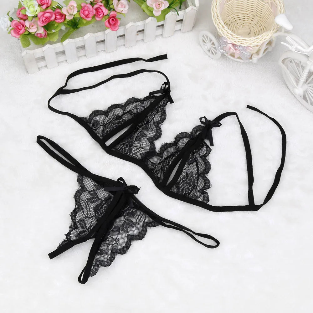 Lace Hollow Out Underwear Bra