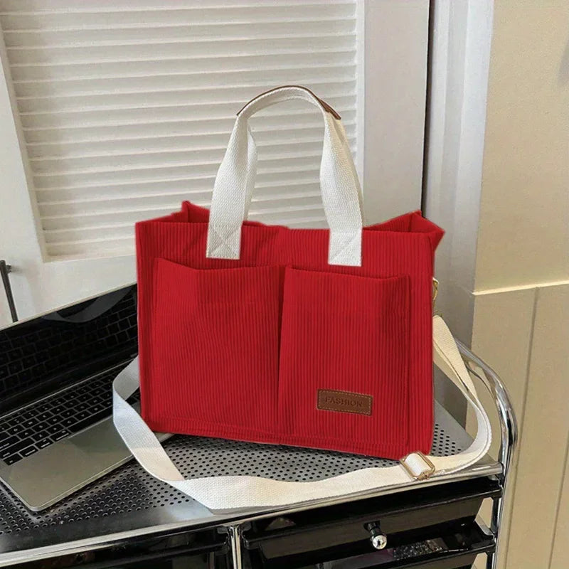 New Corduroy Tote Bag
