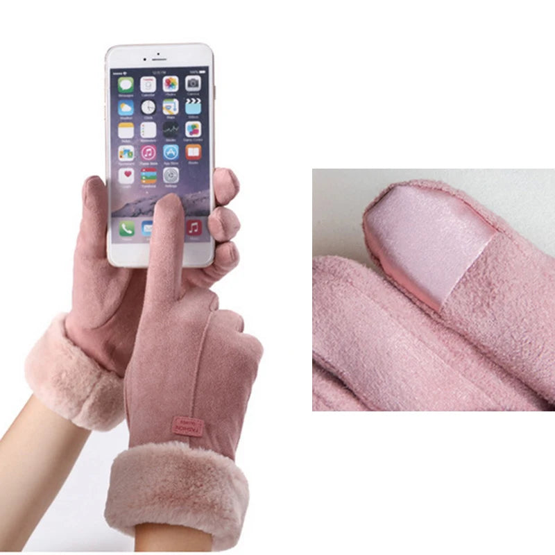 Cute Furry Gloves for Winter