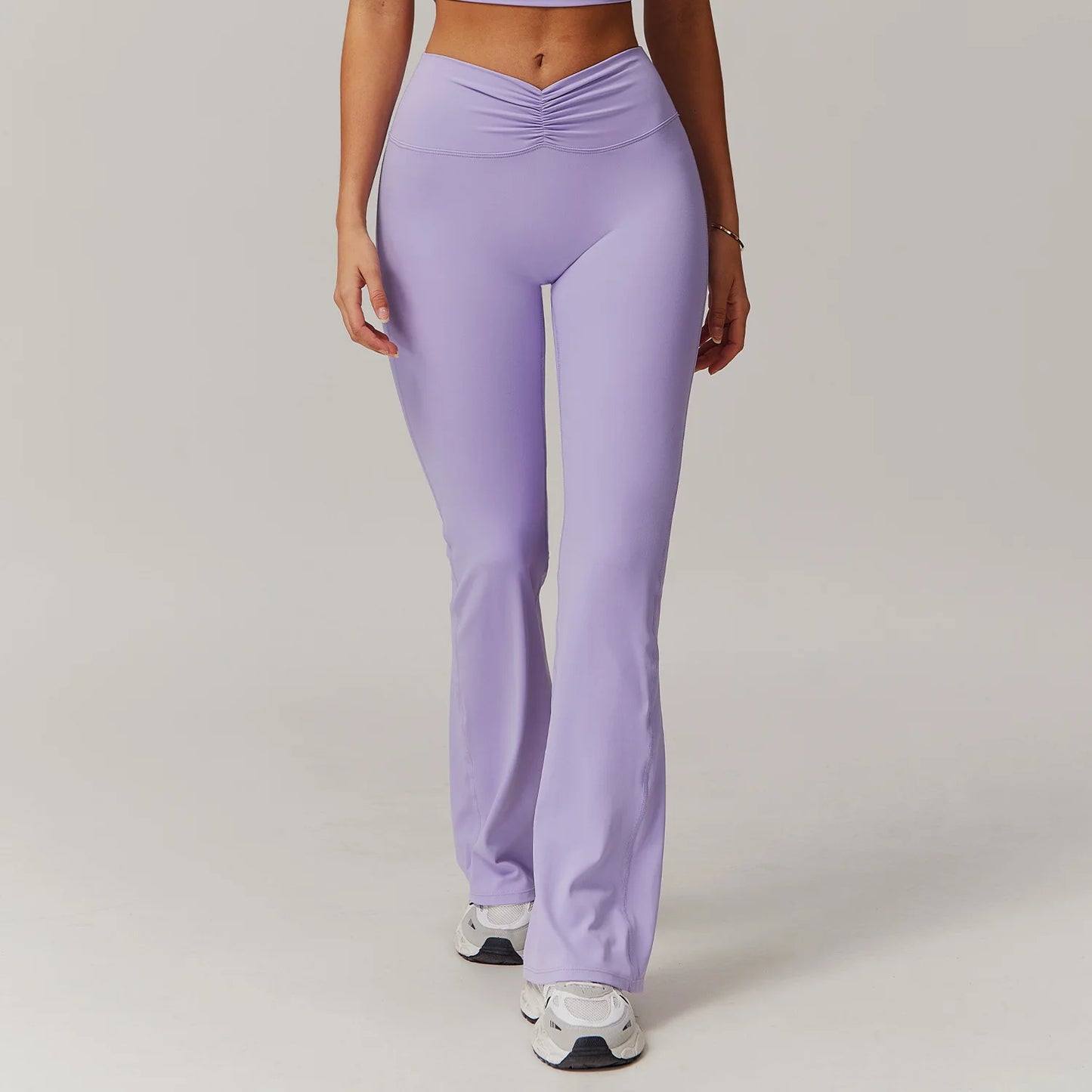 Casual High Waist Flares Pants