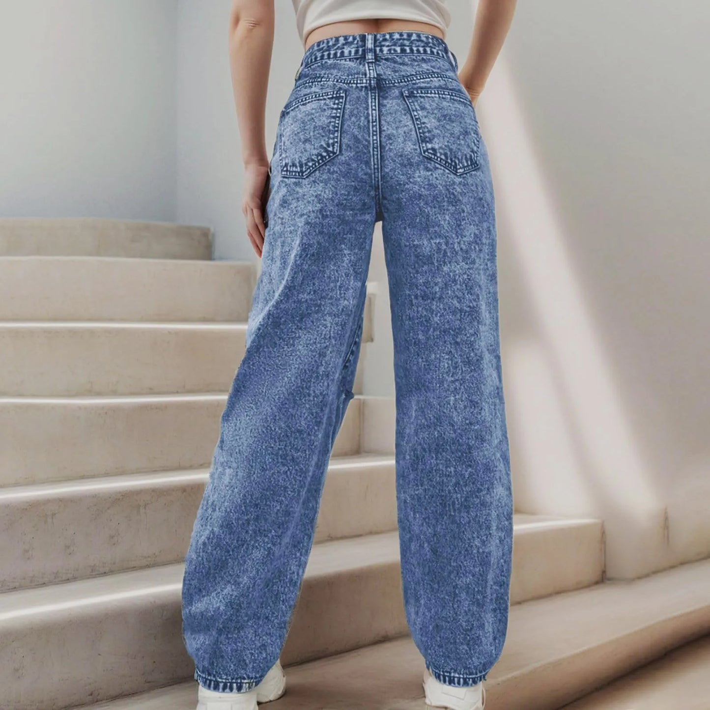 Women's High Waist Jeans