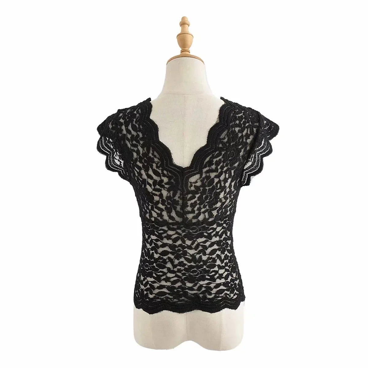 S-5Xl Lace Blouses Shirts Shirt