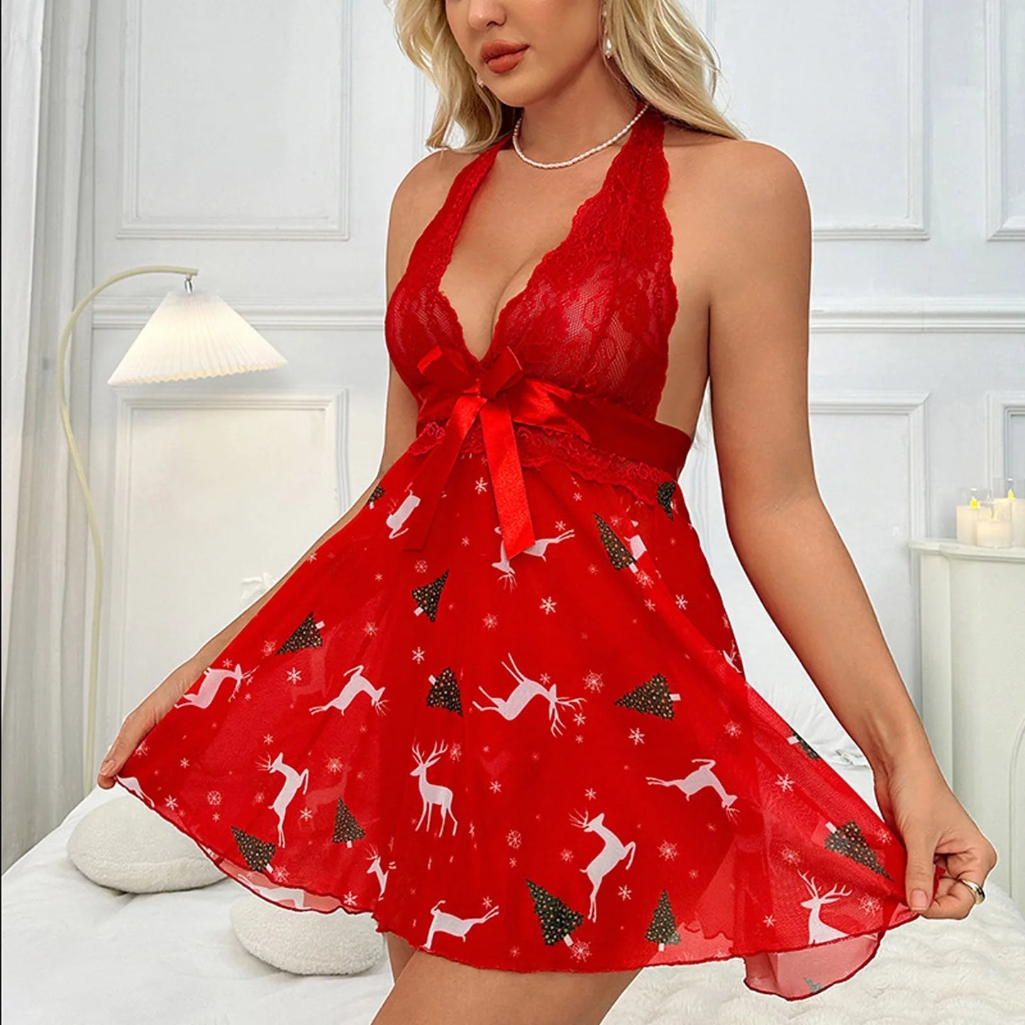 Sexy Christmas Cos Dress