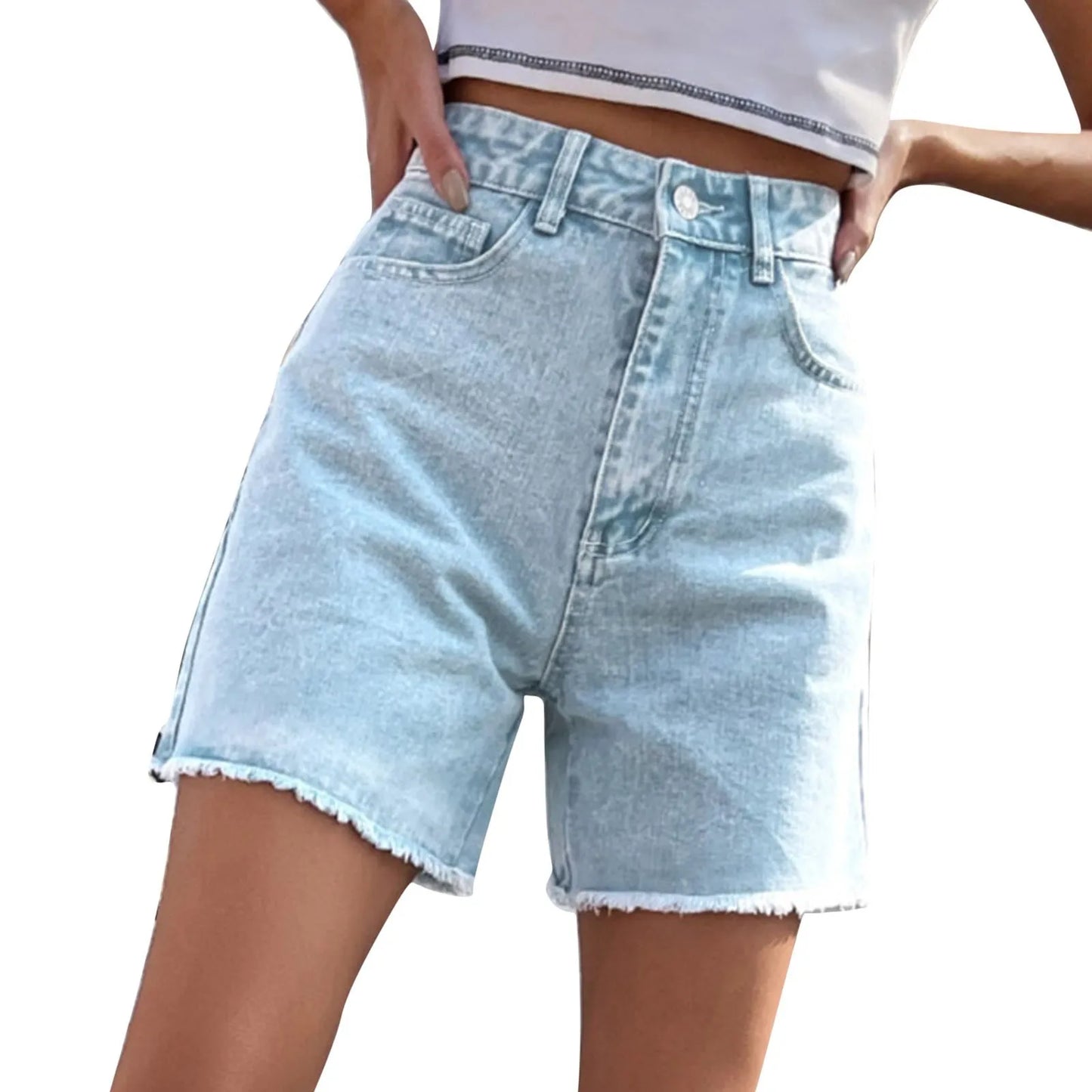 Sexy Ripped Denim Shorts