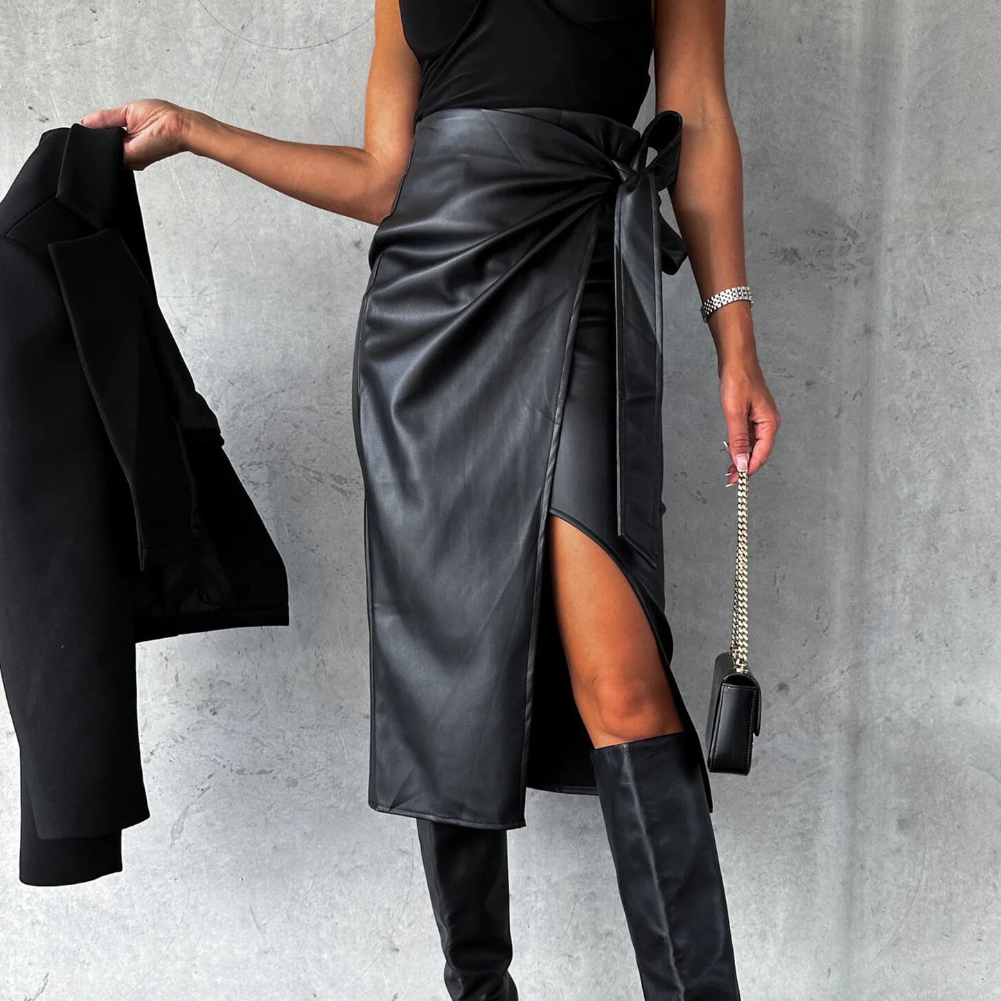 Leather Skirt