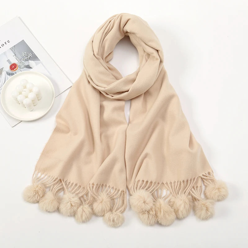 Women's Wool Cashmere Scarf