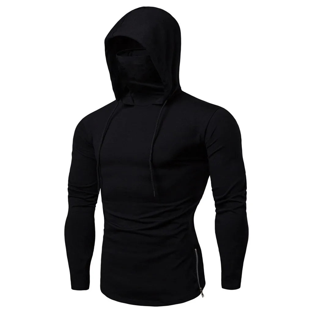 Gothic Mask Hooded Shirt