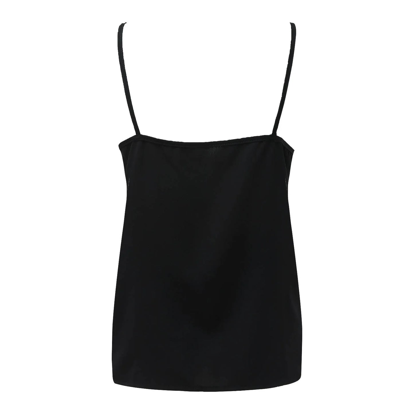 Solid Color Lace Splicing Crop Top