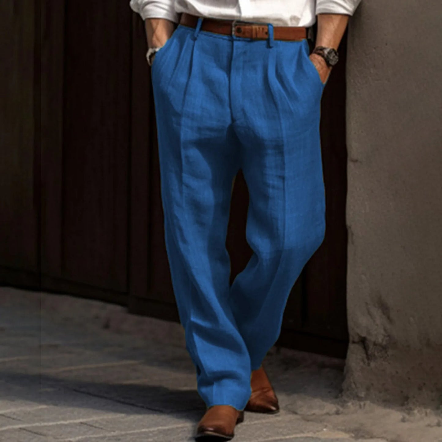 Men's Casual Wide Leg Pants