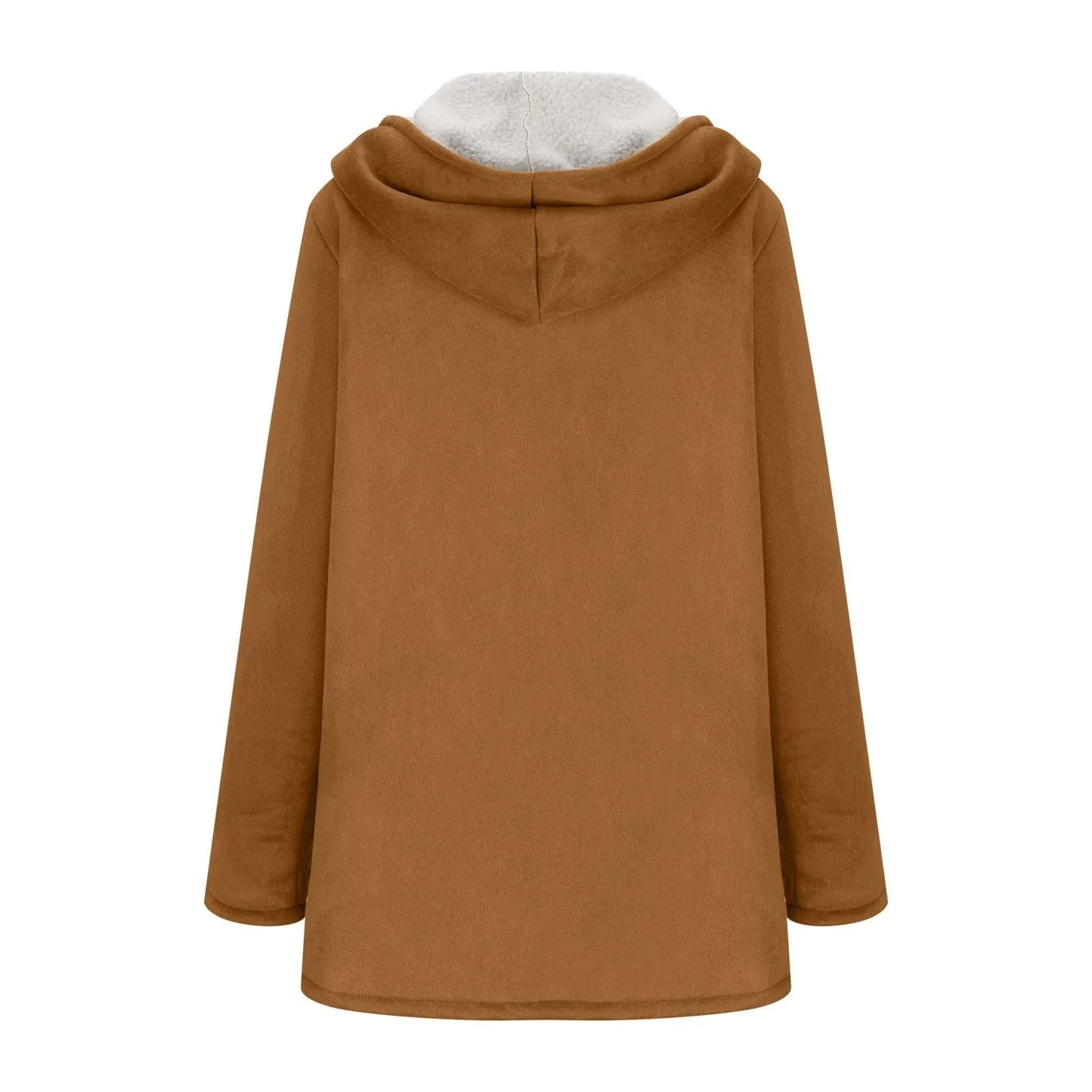 Winter Warm Suede Hooded Coat