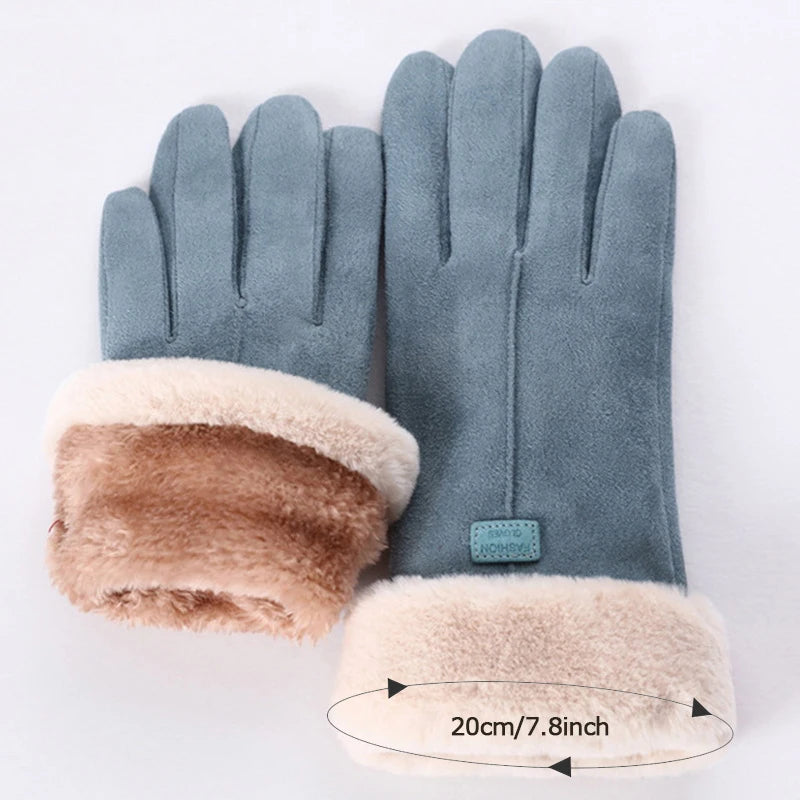 Cute Furry Gloves for Winter