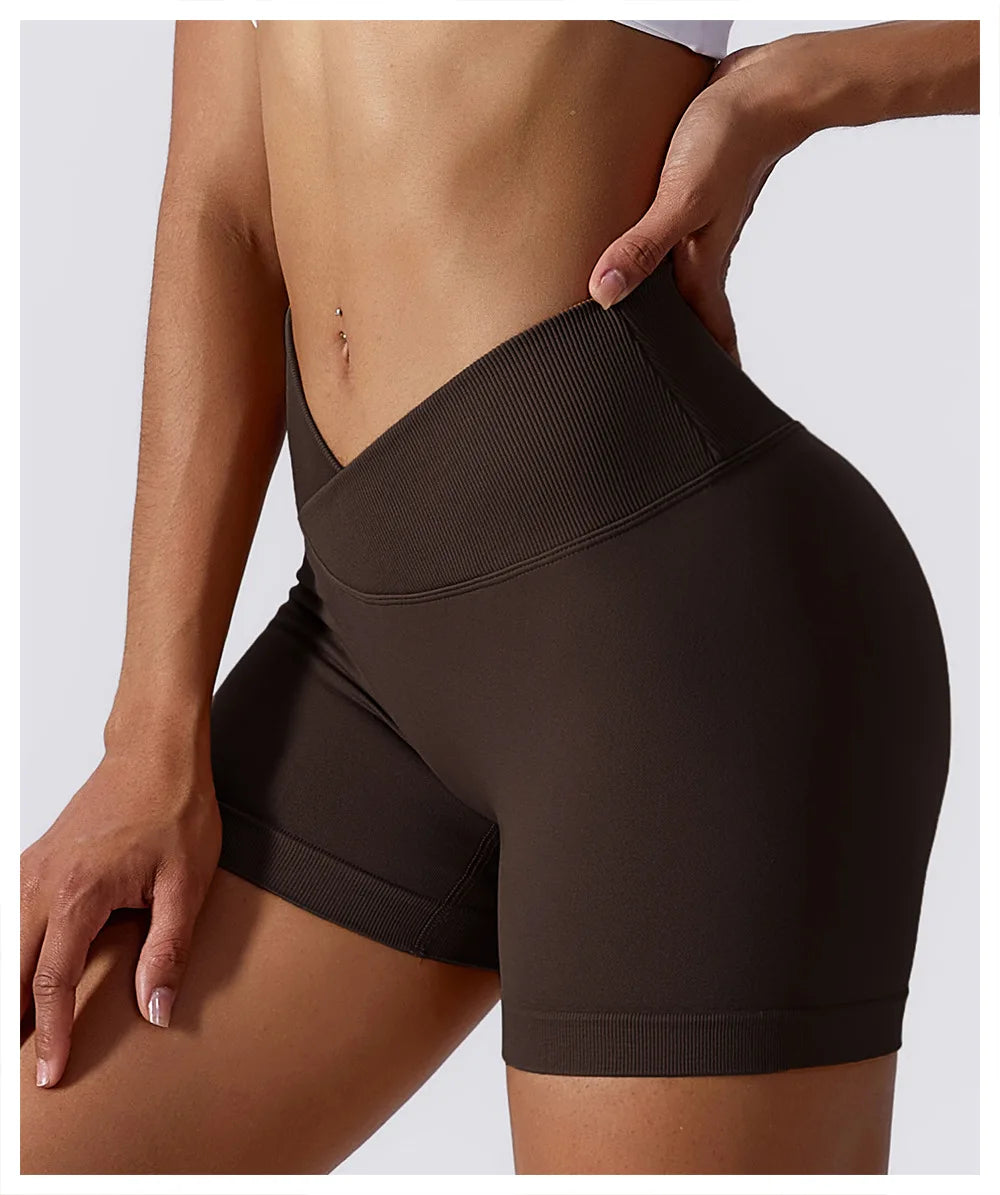 Summer Seamless High Waist Shorts