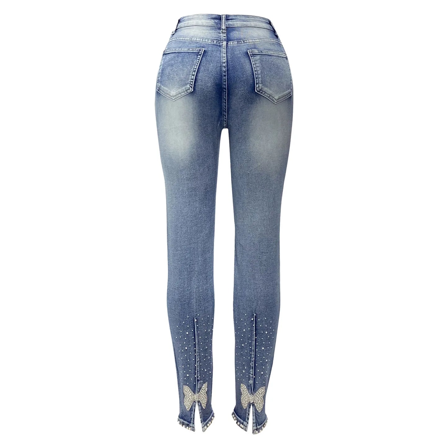 Women's High Waist Denim Pants