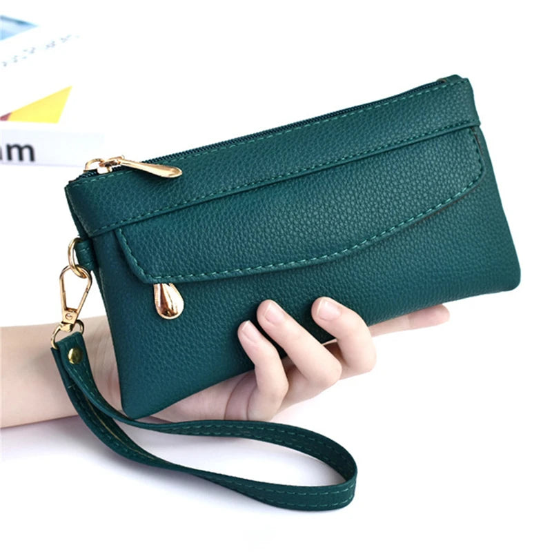 Women's Portable Leather Wallet